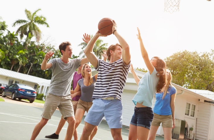 portable basketball hoops make it possible to have a home court advantage