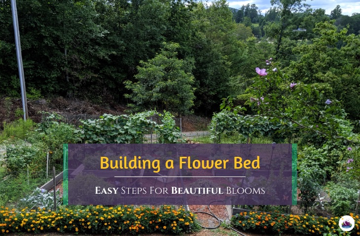 how to build a flower bed easy steps