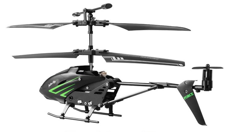 HisHerToy Remote Control Helicopter with Gyro and LED Lights